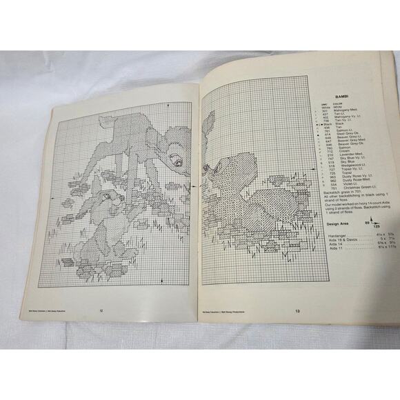 Walt Disney Characters 1980 Counted Cross Stitch Paragon Needlecraft, book 5070 - Picture 4 of 5